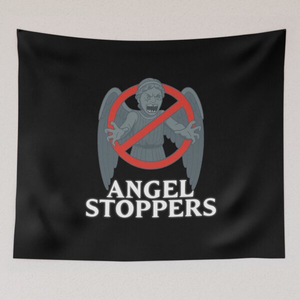 Item preview, Angel Stoppers white font designed and sold by jakersvelmax.