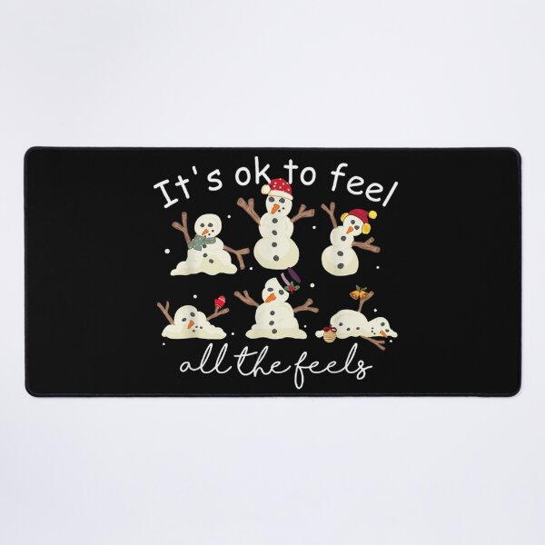 Item preview, Melting Snowman Quote Its Ok To Feel All The Feels designed and sold by AnsadoWinu.