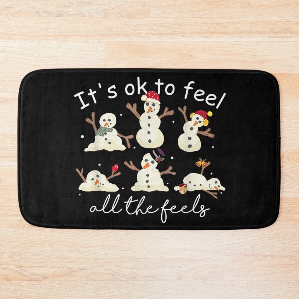 Item preview, Melting Snowman Quote Its Ok To Feel All The Feels designed and sold by AnsadoWinu.