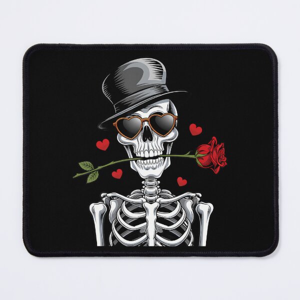Item preview, Let Me Be Your Valentine's Day Skull And Roses - Horror designed and sold by DoraBlanche.