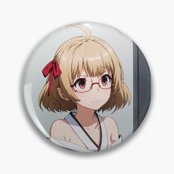Item preview, Kagami Kusakabe Chivalry of a Failed Knight Anime Art | Glasses Kimono Aesthetic designed and sold by iloveanimechibi.