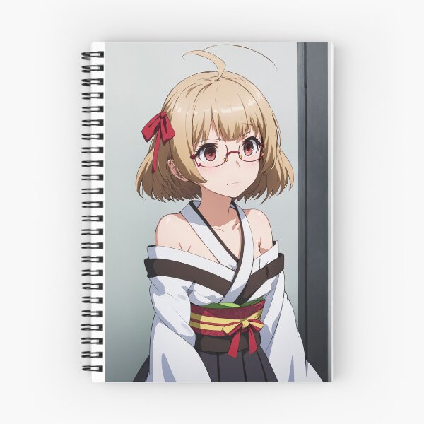 Item preview, Kagami Kusakabe Chivalry of a Failed Knight Anime Art | Glasses Kimono Aesthetic designed and sold by iloveanimechibi.