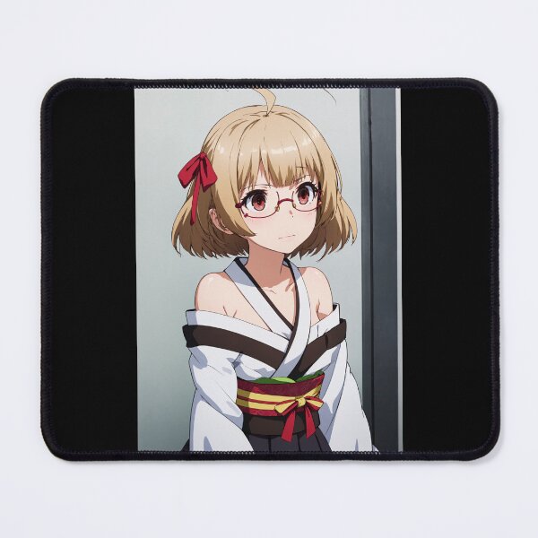 Item preview, Kagami Kusakabe Chivalry of a Failed Knight Anime Art | Glasses Kimono Aesthetic designed and sold by iloveanimechibi.