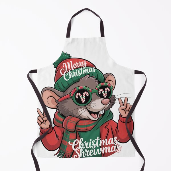 Item preview, Christmas happy new year Shrew T-Shirt – Kawaii Holiday Mouse Design, Funny Winter Animal Tee, Cute Xmas Gift Idea for Kids & Adults designed and sold by kaka8888.