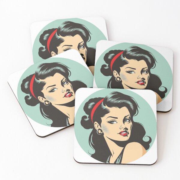 Item preview, Rockabilly Gal 1 designed and sold by Palm Sprinkles.
