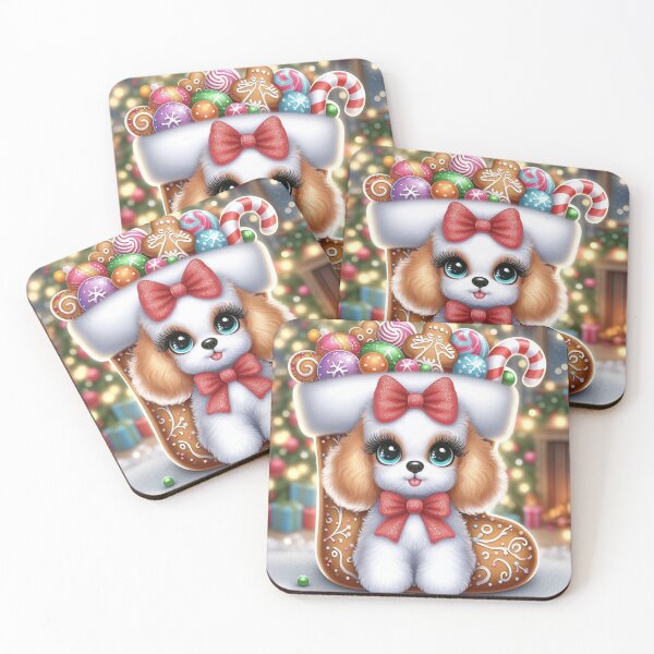 Item preview, Gingerbread Snuggles: A Christmas Poodle Delight designed and sold by ADCSunshine.