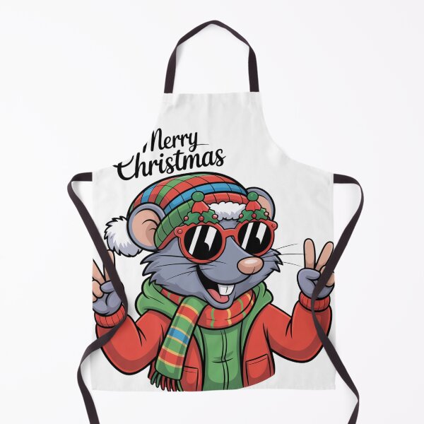 Item preview, Christmas happy new year Shrew T-Shirt – Kawaii Holiday Mouse Design, Funny Winter Animal Tee, Cute Xmas Gift Idea for Kids & Adults designed and sold by kaka8888.