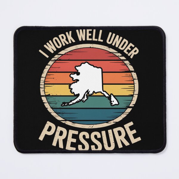 Item preview, I Work Well Pressure Distressed Scuba Diving Diver designed and sold by Rotasiin.