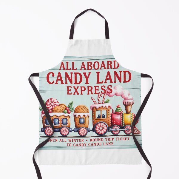 Item preview, Candy Land Express Christmas Train Illustration designed and sold by LunaPixelStudio.