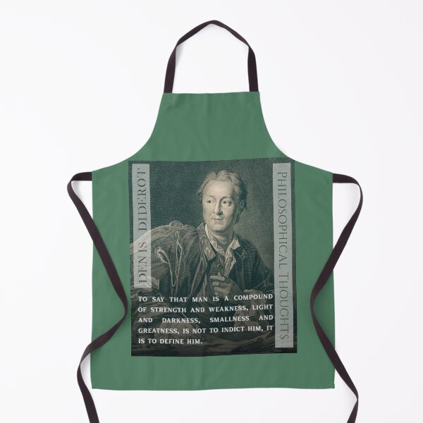 Item preview, Denis Diderot quote: To say that man is a compound of strength and weakness, light and darkness, smallness and greatness, is not to indict him, it is to define him. designed and sold by artbleed.