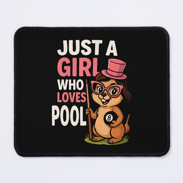 Item preview, Just A Girl Who Loves Pool Billiard Pool Player Girl Funny designed and sold by LindaRuby1.