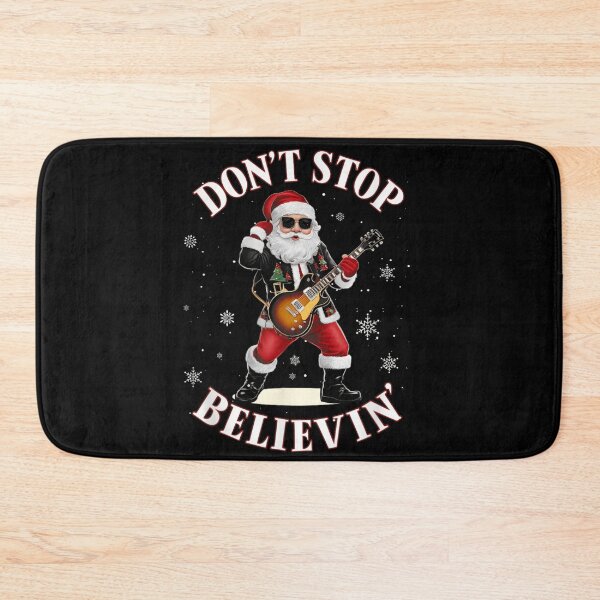 Item preview, Rock N Roll Santa Don't Stop Believin Guitar Christmas Music designed and sold by River Silva.