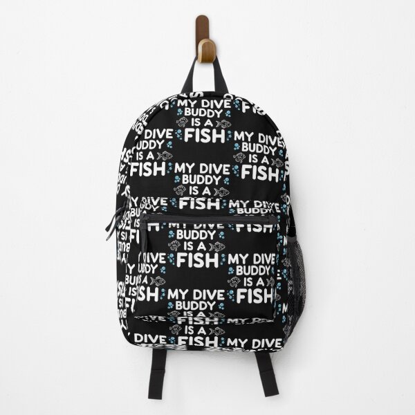 Item preview, My Dive Buddy Is A Fish Funny Scuba Quote designed and sold by LindaRuby1.
