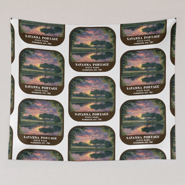 Item preview, Vintage Savanna Portage State Park (Minnesota State Park) designed and sold by RabbitK.