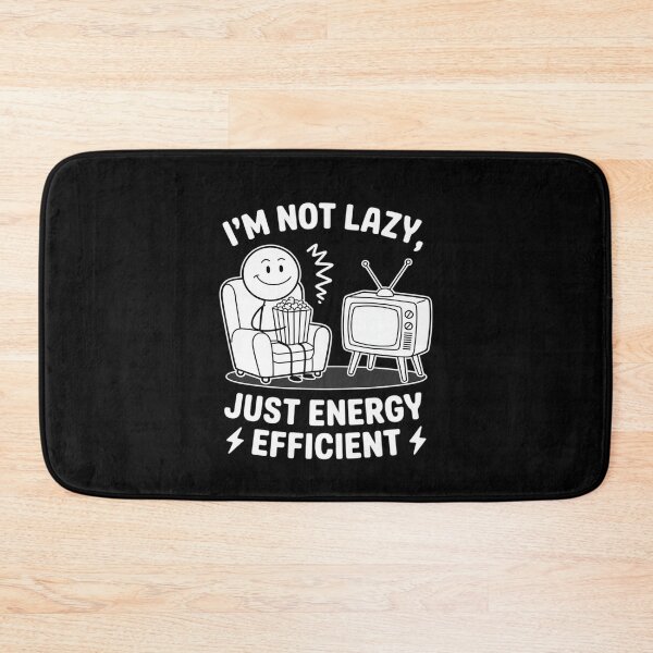 Item preview, I’m Not Lazy Just Energy Efficient Fun Stickman designed and sold by Rotasiin.