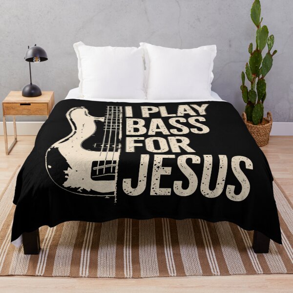 Item preview, I Play Bass For Jesus Bass Guitar And Christian Bassist designed and sold by LynneMarisa.