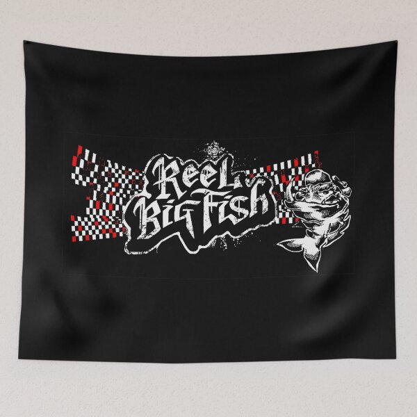 Item preview, square red n white fish designed and sold by vardenizohya.