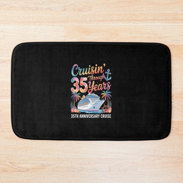Item preview, Cruisin Through 35 Years 35th Anniversary Cruise Trip Couple designed and sold by Rrettgison.