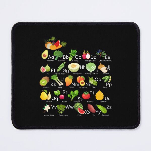 Item preview, Vegetable Alphabet Abc's Fruit Veggie Vegan Gardening designed and sold by LynneMarisa.