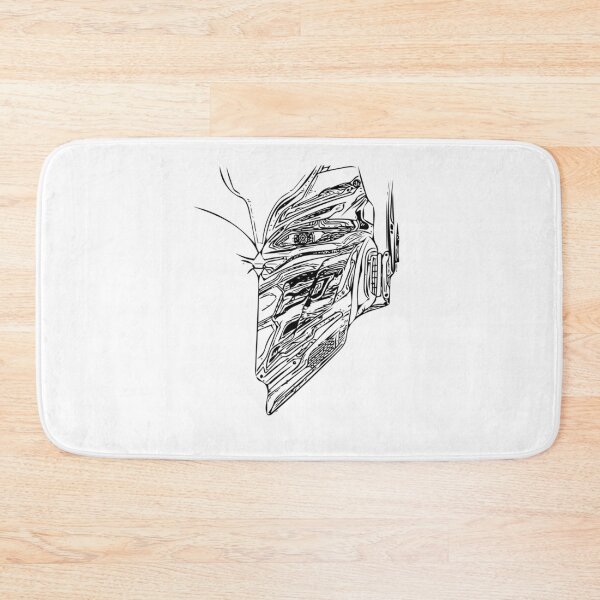 Item preview, Handmade Abstract Mech Robot Line Art – Original Sketch Design designed and sold by TorqueThread.