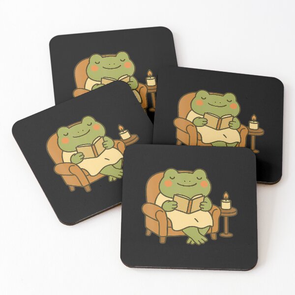 Item preview, Reading Frog Cozy Evening Calm designed and sold by DonnieSandra.