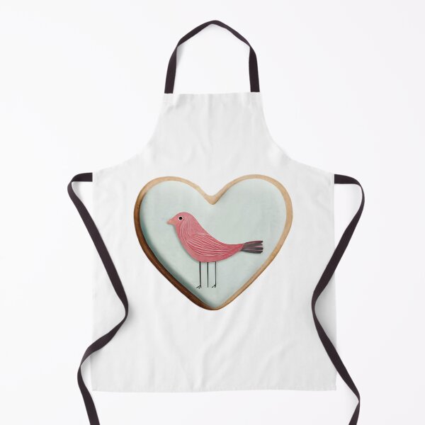 Item preview, Pink Bird on Mint Heart Cookie designed and sold by Teecha45.