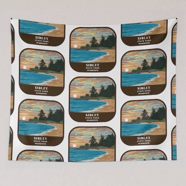 Item preview, Vintage Sibley State Park (Minnesota State Park) designed and sold by RabbitK.