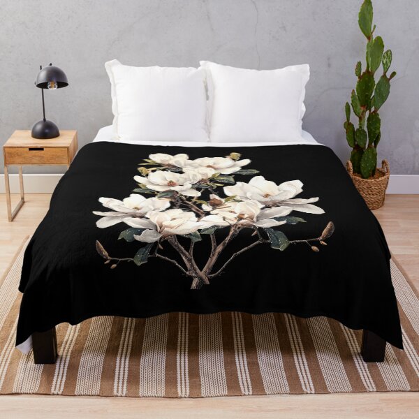 Item preview, Retro Flower Magnolia Blossom Botanical Garden Nature Lover designed and sold by LeanneSandra.