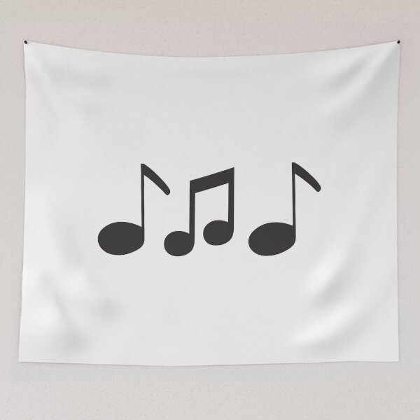 Item preview, Minimal Music Notes Design | Chill Music Vibes Illustration designed and sold by JaaGo PopLab.