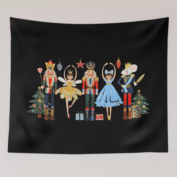 Item preview, Nutcracker Ballet Characters Christmas Watercolor Fairy Tale Art designed and sold by Denenberg Jardel.