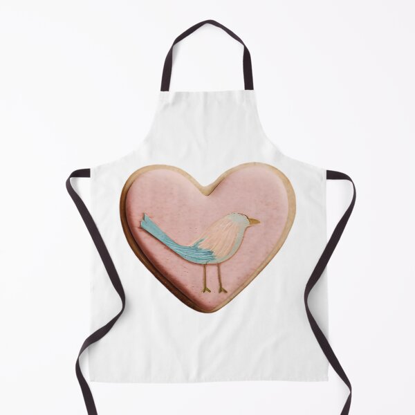 Item preview, Blue Bird on Pink Heart Cookie designed and sold by Teecha45.