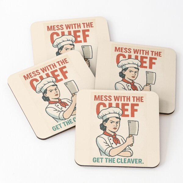 Item preview, ✨Mess with the chef — get the cleaver. designed and sold by WheelieGdArt.