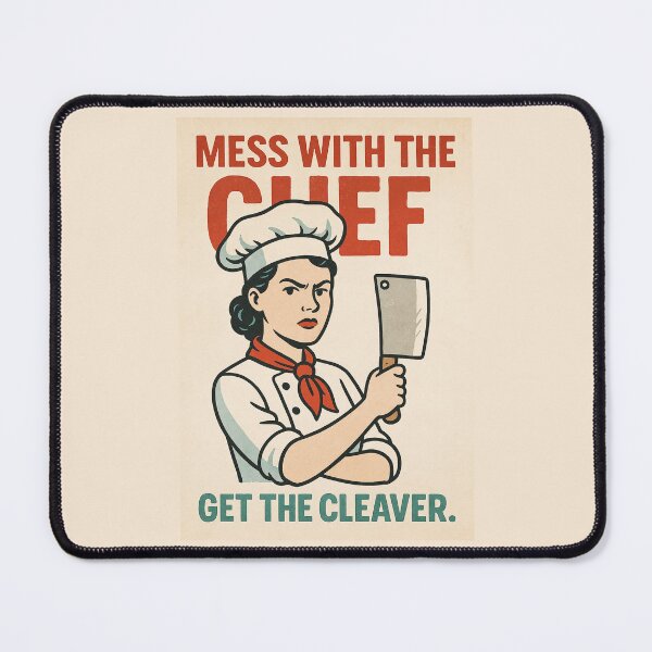 Item preview, ✨Mess with the chef — get the cleaver. designed and sold by WheelieGdArt.
