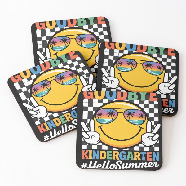 Item preview, Goodbye Kindergarten Hello Summer Last Day Of School kids 3 designed and sold by Rackaam.