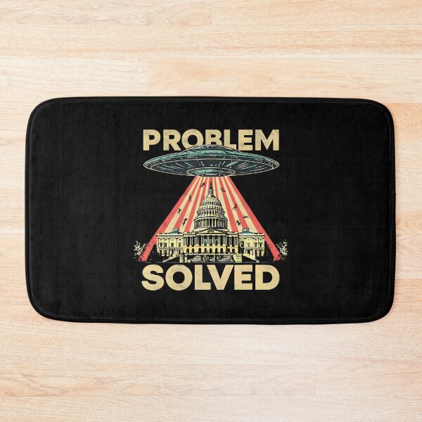 Item preview, Funny Ufo Problem Solved Political Ufo Alien Abduction designed and sold by TaraAnnie.