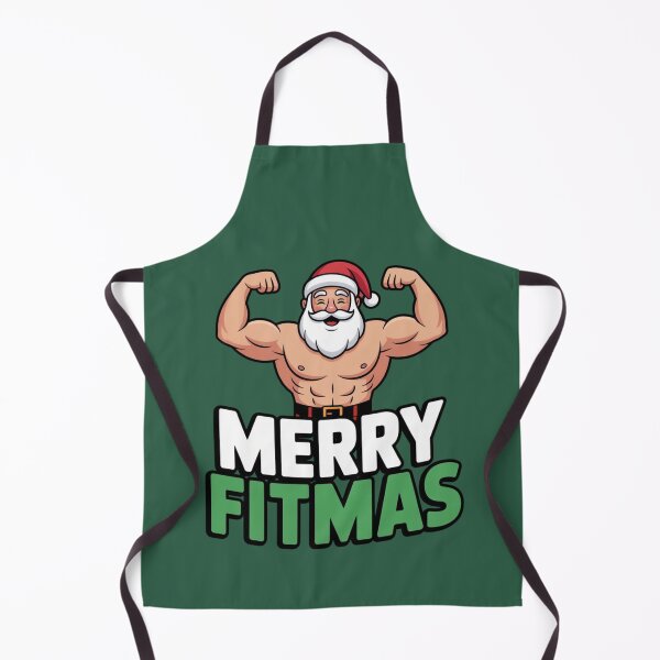 Item preview, Merry Fitmas Muscle Santa designed and sold by Prints-by-Olaf.
