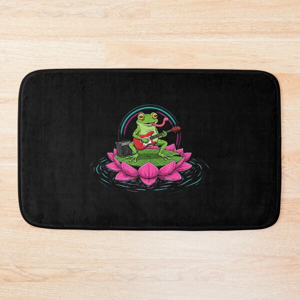Item preview, Rad Frog Guitarist On Lily Pad Electric Music Enthusiast designed and sold by ElaineEsther.