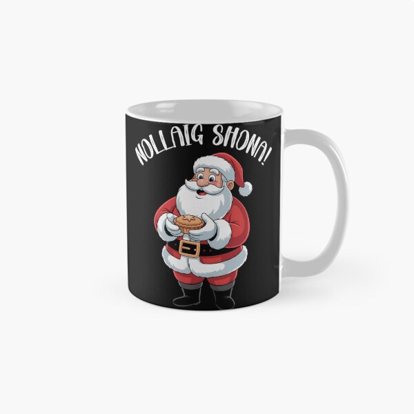 Item preview, Retro Irish Santa Merry Christmas Gaelic Holiday designed and sold by khdmalakarak.