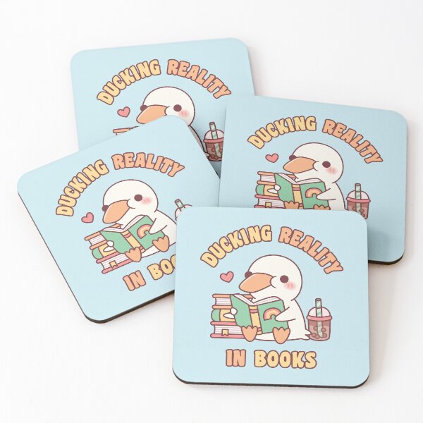 Item preview, Cute Duck Ducking Reality In Books Funny designed and sold by rustydoodle.