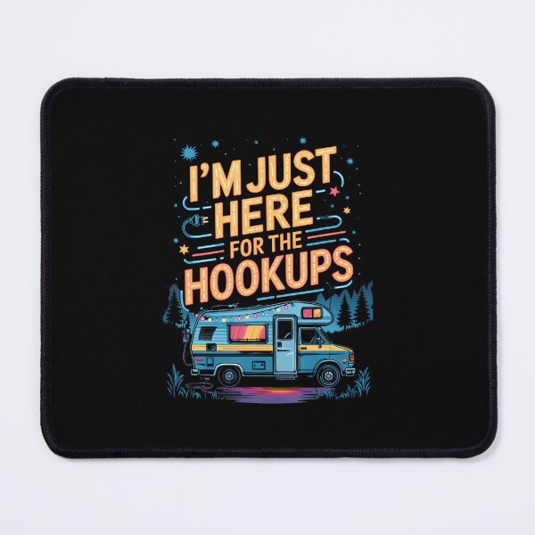 Item preview, Im Just Here For The Hookups Funny Rv Camping Caravan Trip designed and sold by TaraAnnie.