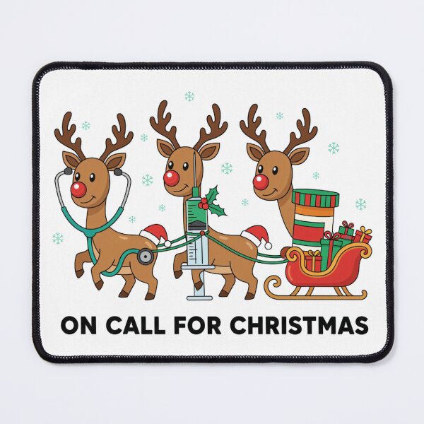 Item preview, Funny Medical Reindeer Christmas T-Shirt - Stethoscope Syringe Pill Bottle Nurse Doctor Gift Tee designed and sold by ZyxDes.