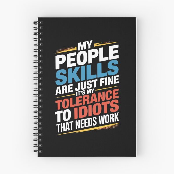Item preview, People Skills Are Fine Tolerance To Idiots Needs Work Funny  designed and sold by FortuneFull.