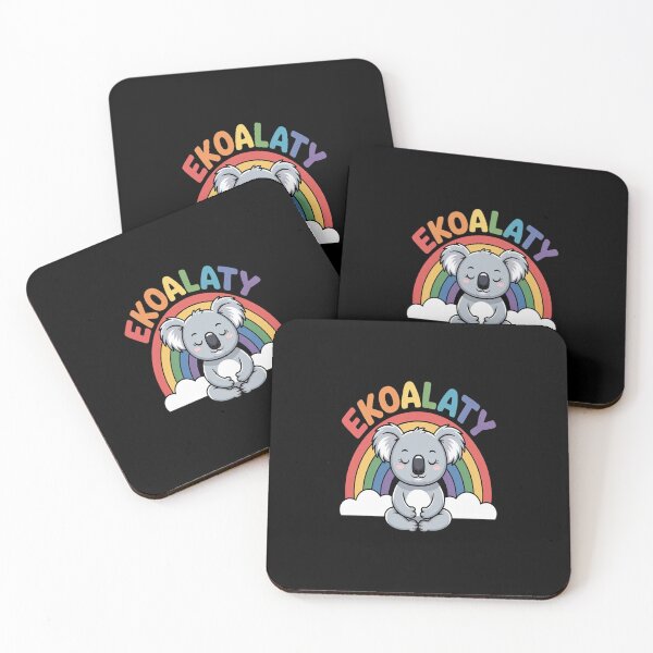 Item preview, LGBTQ Gay Pride Rainbow Flag Australia Animal Koala designed and sold by repconomArt.