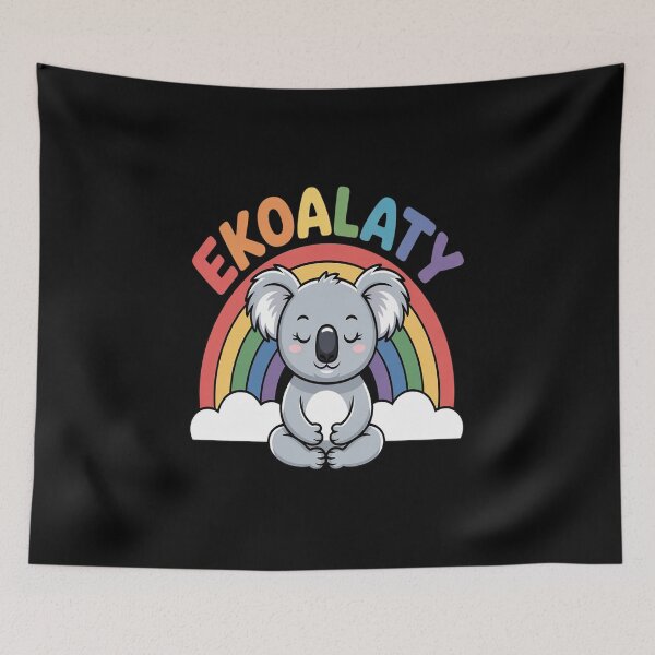 Item preview, LGBTQ Gay Pride Rainbow Flag Australia Animal Koala designed and sold by repconomArt.