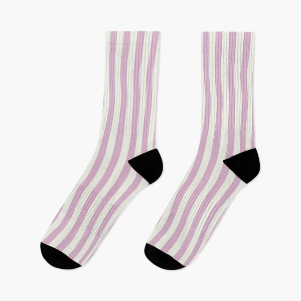 Item preview, Pastel Candy Stripes - Lilac and Cream Pattern designed and sold by trajeado14.
