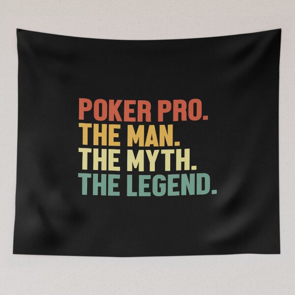 Item preview, Poker Pro Man Myth Legend Texas Holdem Poker Hands Poker designed and sold by LeanneSandra.