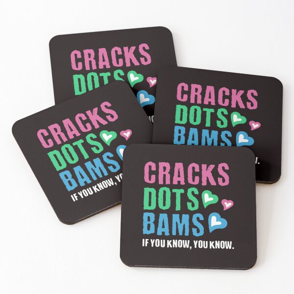Item preview, Cracks Dots Bams Mahjong Funny Colorful Quote designed and sold by ImeldaSparks.