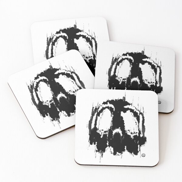 Item preview, Grunge Skull Mono designed and sold by Oksanashop8.