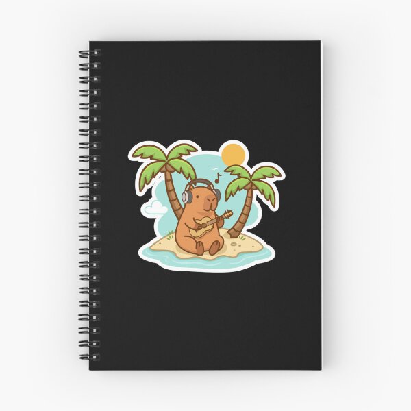 Item preview, Chill Capybara On Tropical Island designed and sold by BashadesiUSA.