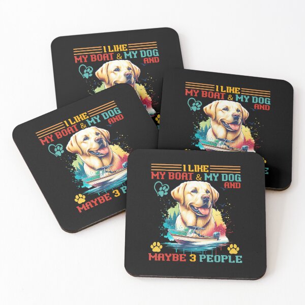 Item preview, Funny Retro Sailor Dad I Like My Boat Dog And Maybe 3 People designed and sold by LynneMarisa.